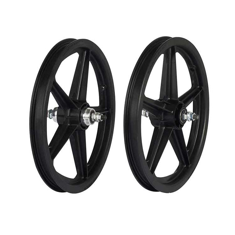 16" Skyway Tuff Wheel BMX Mag Wheels - Pair - Black