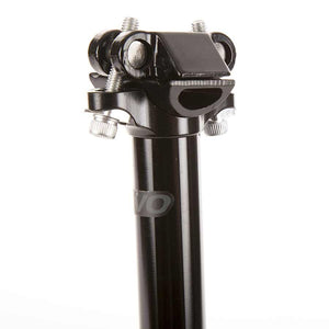 26.8mm Aluminum Micro Adjust Seatpost - 400mm - Black