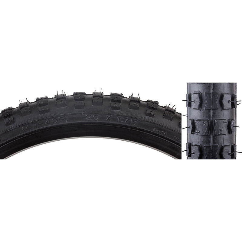 20x1.75 Kenda Block MX BMX Tire - Black