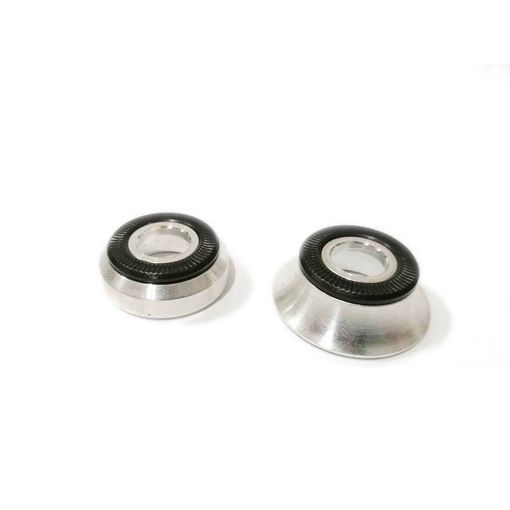 Profile Cassette Hub Cone Spacers - Pair - Aluminum - Silver - USA Made