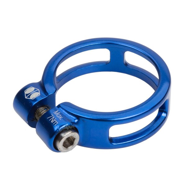 Box One Fixed Seat Post Clamp - 31.8mm - Blue
