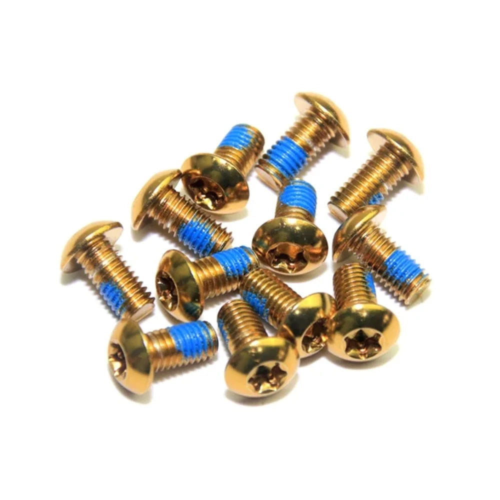 Miles Wide Disc Rotor Bolts - 12 Pack - Gold