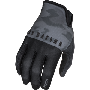 Fly Media BMX Gloves - Size 12 / Men's XX-Large - Black/Gray Camo