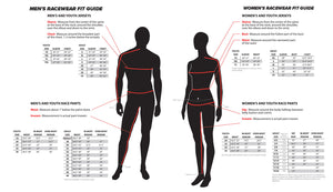 Fly Radium Youth BMX Race Pants (2023) - Sz 26 waist - Red/Black/Gray
