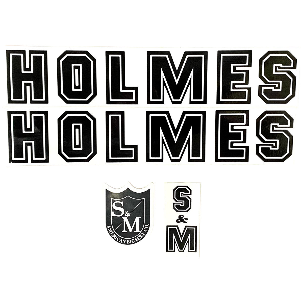 S&M Holmes BMX Frame Decal Set