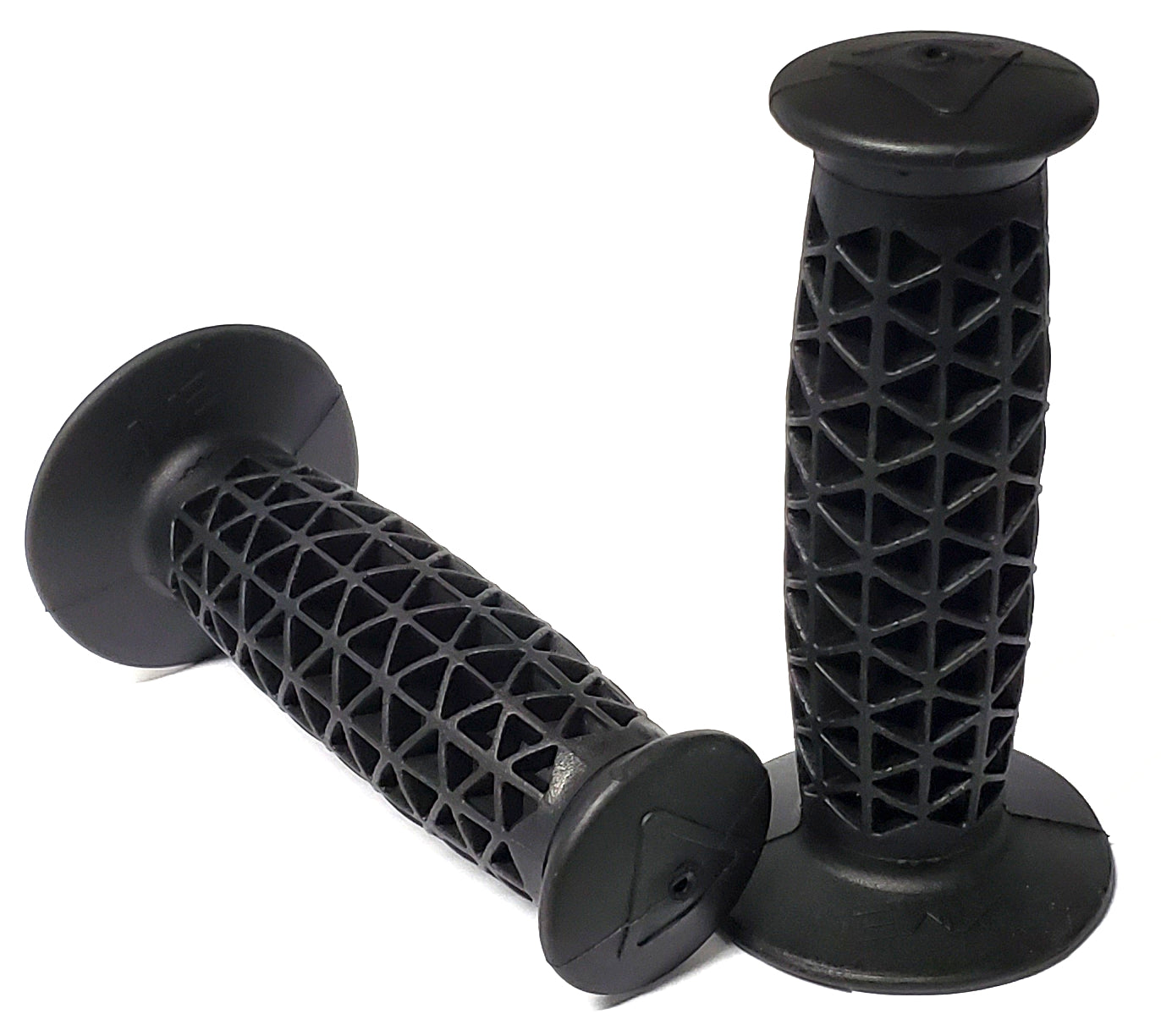 AME SuperSoft Flanged BMX Grips - Black - USA Made