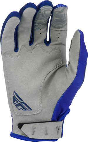 Fly Kinetic K121 BMX Gloves - Size 8 / Men's Small (S) - Blue / Navy / Gray