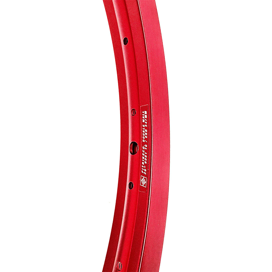 26" (559mm) Fit Bike Co. BMX Rim - Double Wall - 36H - Red