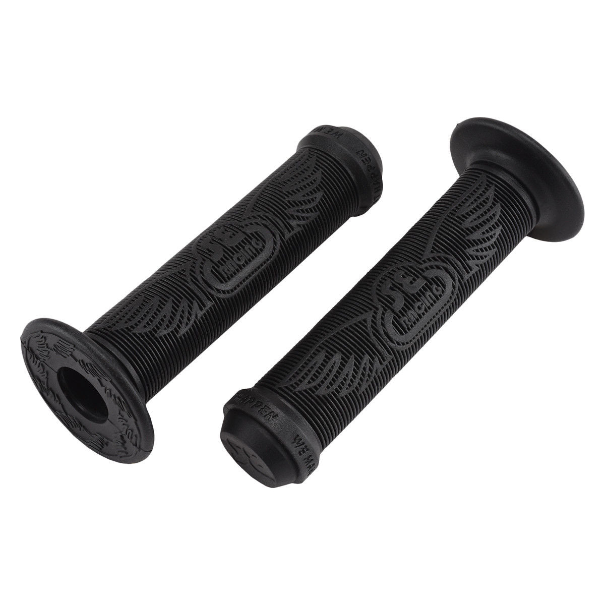 SE Racing Wing BMX  Grips - Flanged - Black