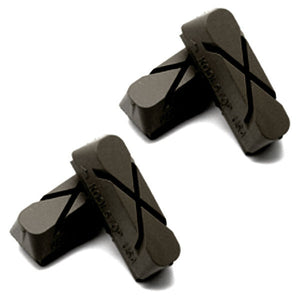 Kool Stop Weinmann X-Cut Brake Pad Inserts (KS-WXB) - Set of 4 - Black - USA Made