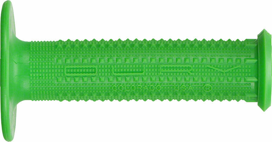 Oury Pyramid BMX grips - Green - USA Made