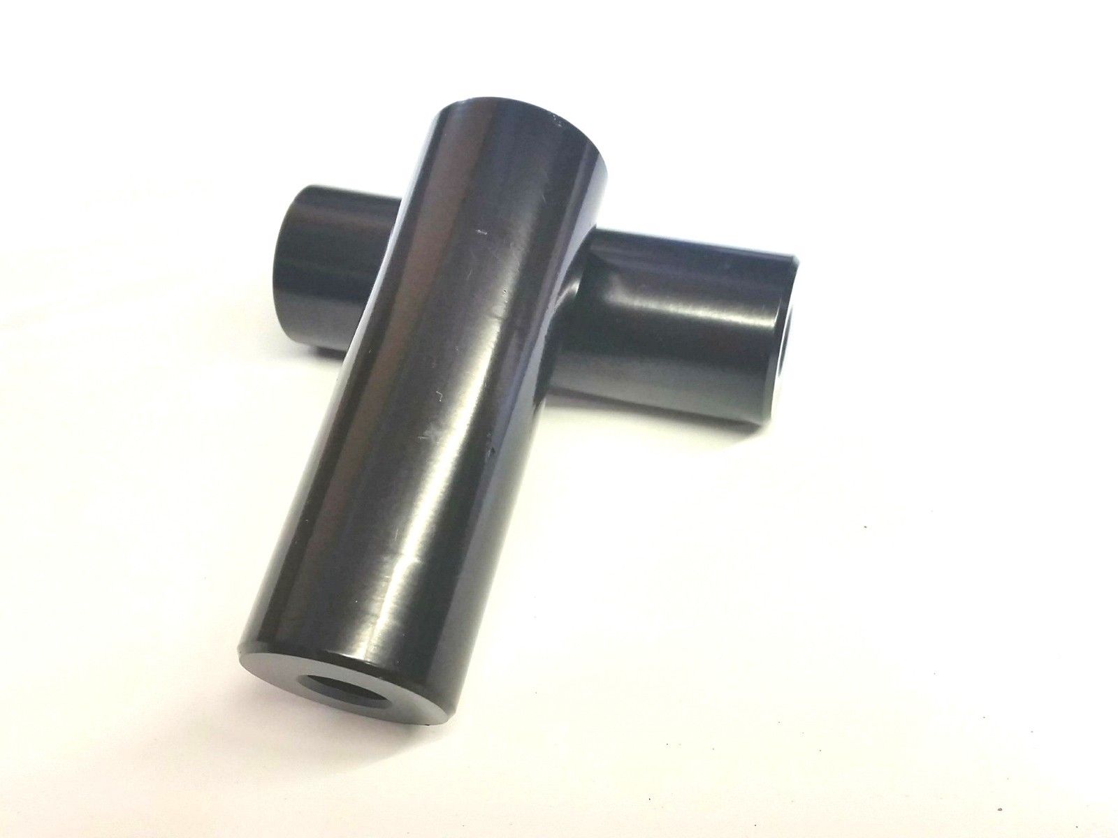 Steel Axle pegs (pair) - Black - 14mm