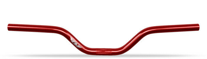 Fly Racing Mini 1pc Race BMX Handlebars - 3" tall - Aluminum - Red