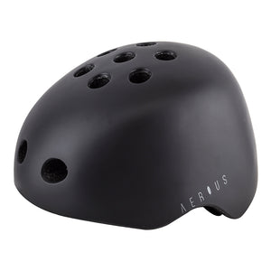 Aerius Crow BMX / Skate Helmet - Large (L) - Matte Black