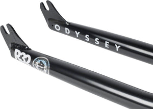 Odyssey BMX R32 Cruiser Fork - 24" Threadless - 4130 Chromoly - 3/8" dropouts - Black