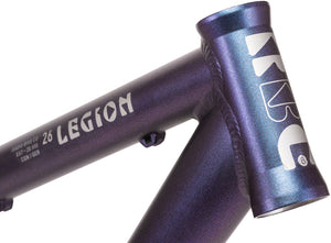 Radio Legion 26" BMX Frameset (Frame + Fork) - 22" TT - Matte Galactic Purple