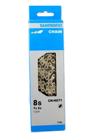 Shimano CN-HG71 Chain 1/2x3/32 - 116 Links - 6, 7, 8-speed