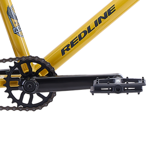 Redline Asset 24" Complete Cruiser BMX Bike - 21.75"TT - Mustard Yellow