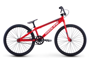 Redline MX24 24" Cruiser Complete BMX Race Bike - 21.8"TT - Red