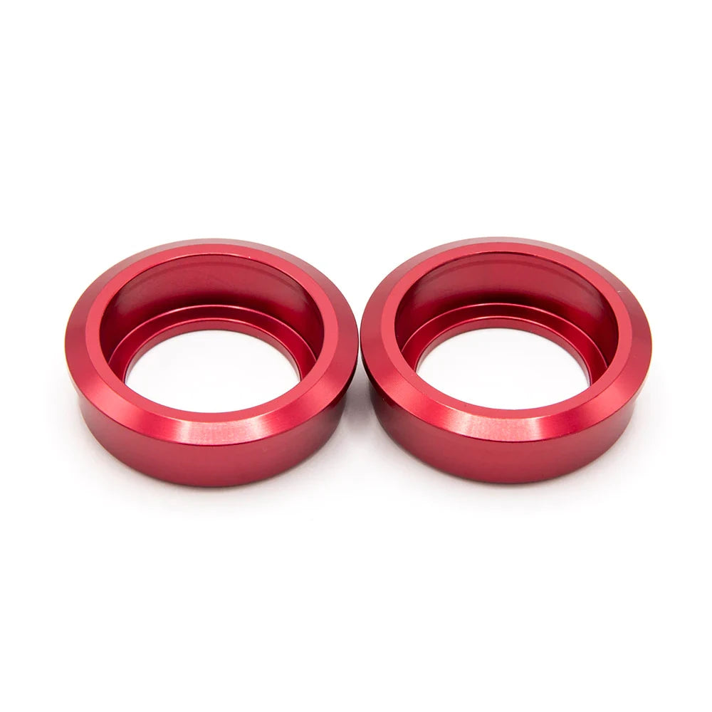Theory American to Mid Bottom Bracket Cup Set - Aluminum - Red