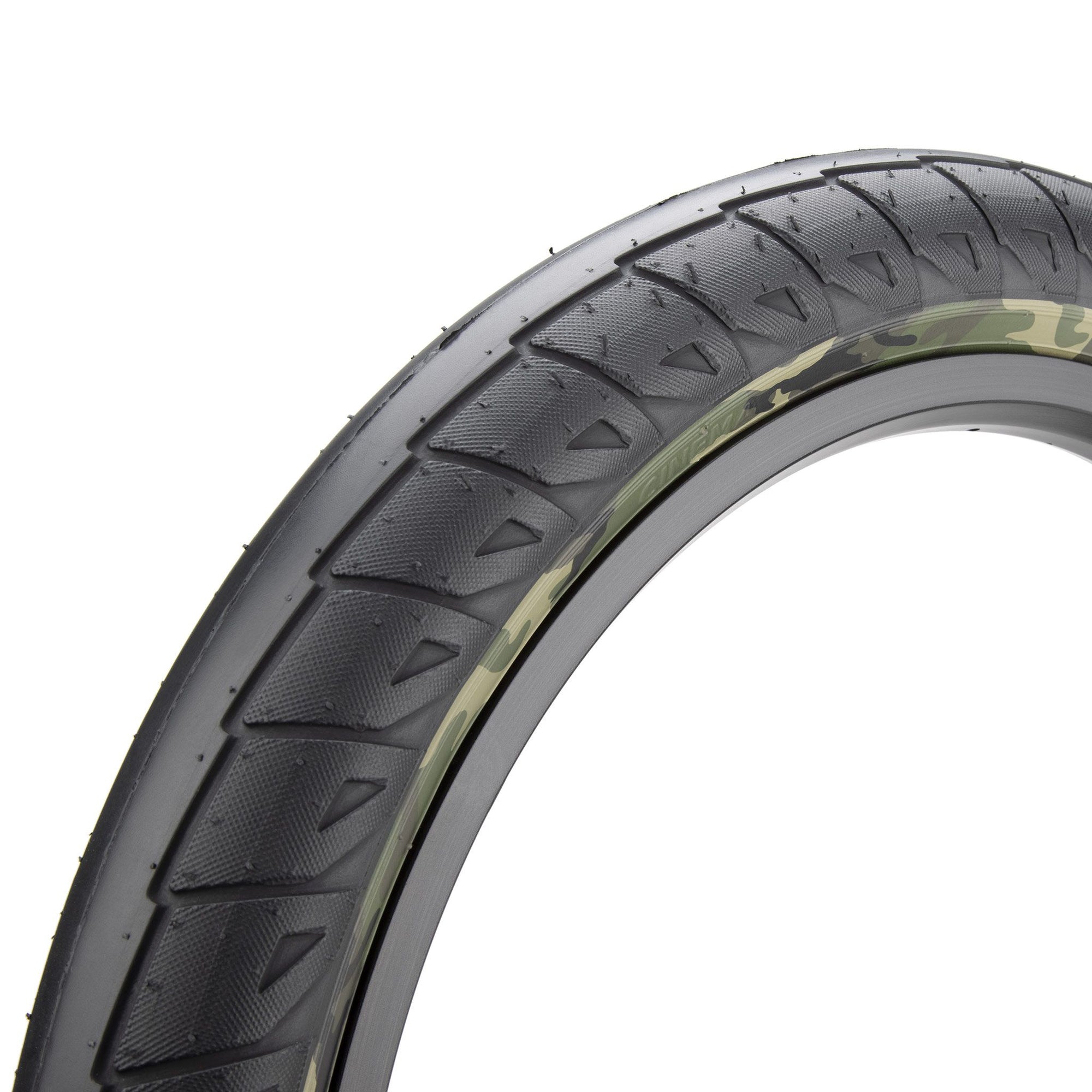 20x2.50 Cinema Williams BMX tire - Black w/ Camo Sidewall