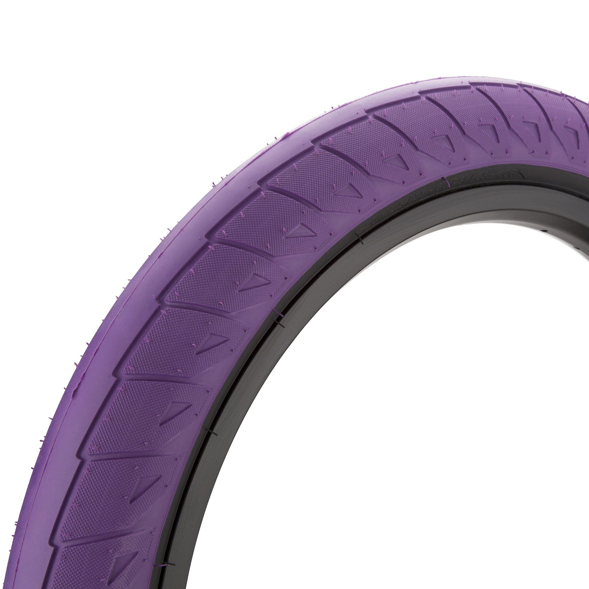 20x2.50 Cinema Williams BMX tire - Purple w/ Black Sidewall