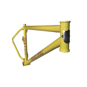 S M 29 Booze Cruz Chromoly BMX Frame Fork Yellow Pils USA Made BMXGuru C W Cycle