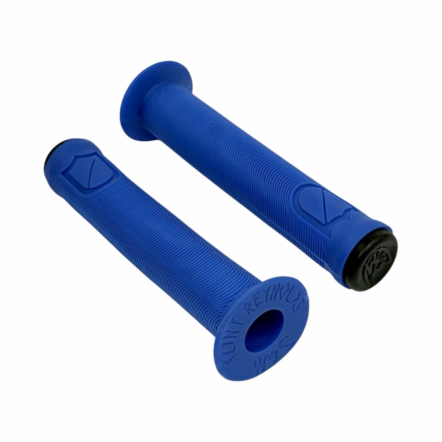S&M Reynolds BMX Grips - Flanged - Royal Blue - USA Made