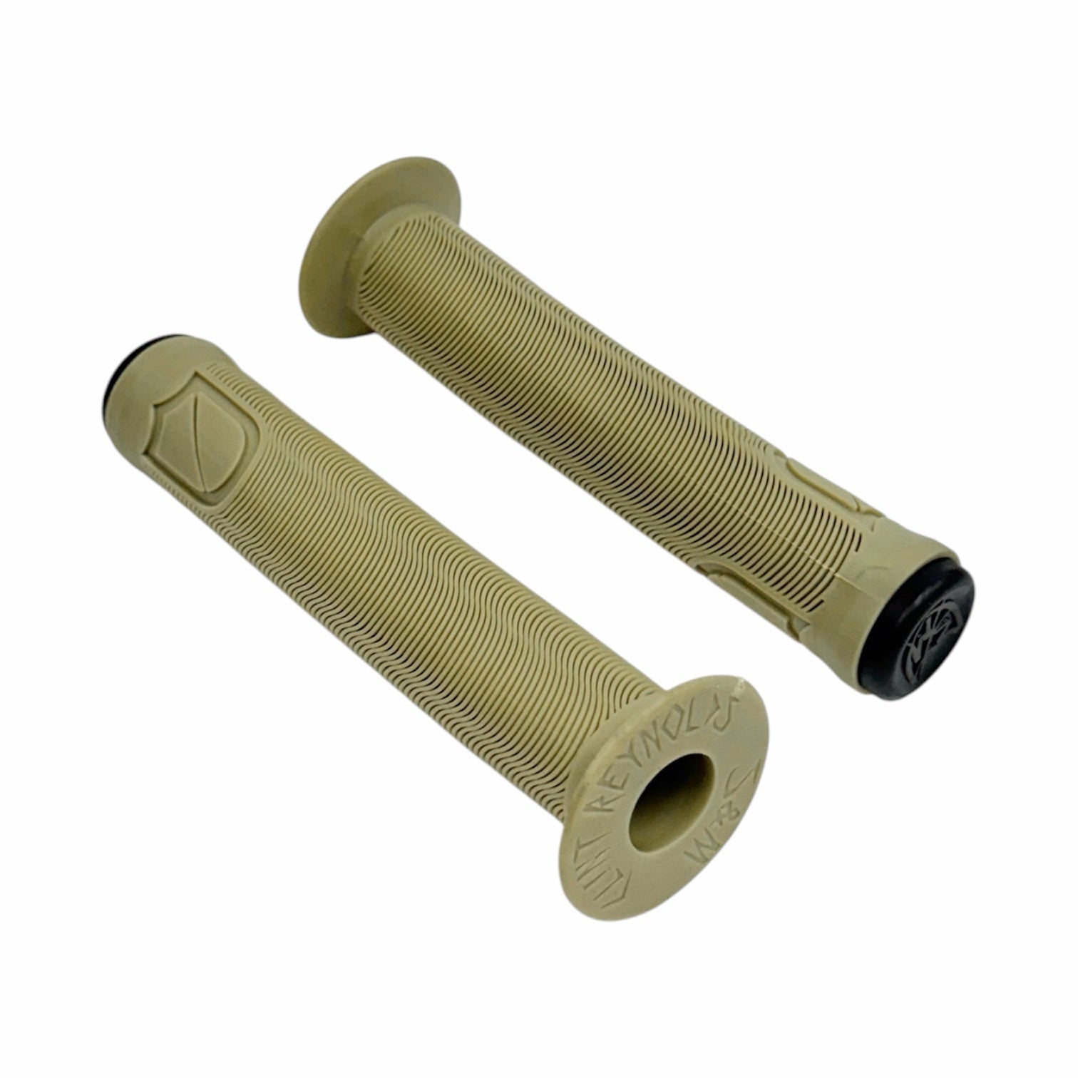 S&M Reynolds BMX Grips - Flanged - Sand - USA Made