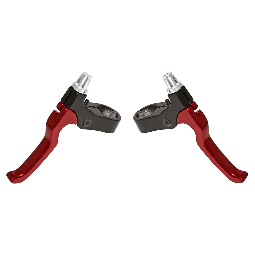 BMX Spring Loaded Canti/U-/Sidepull Lever Set / Pair - Red
