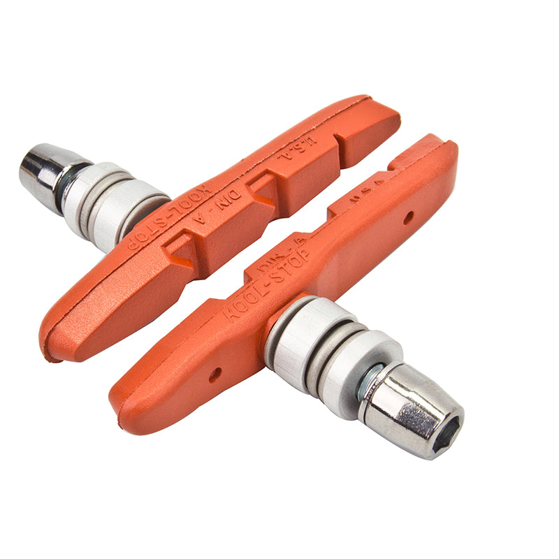 Kool Stop Thinline Brake Pads/Shoes - Threaded - Salmon - USA Made