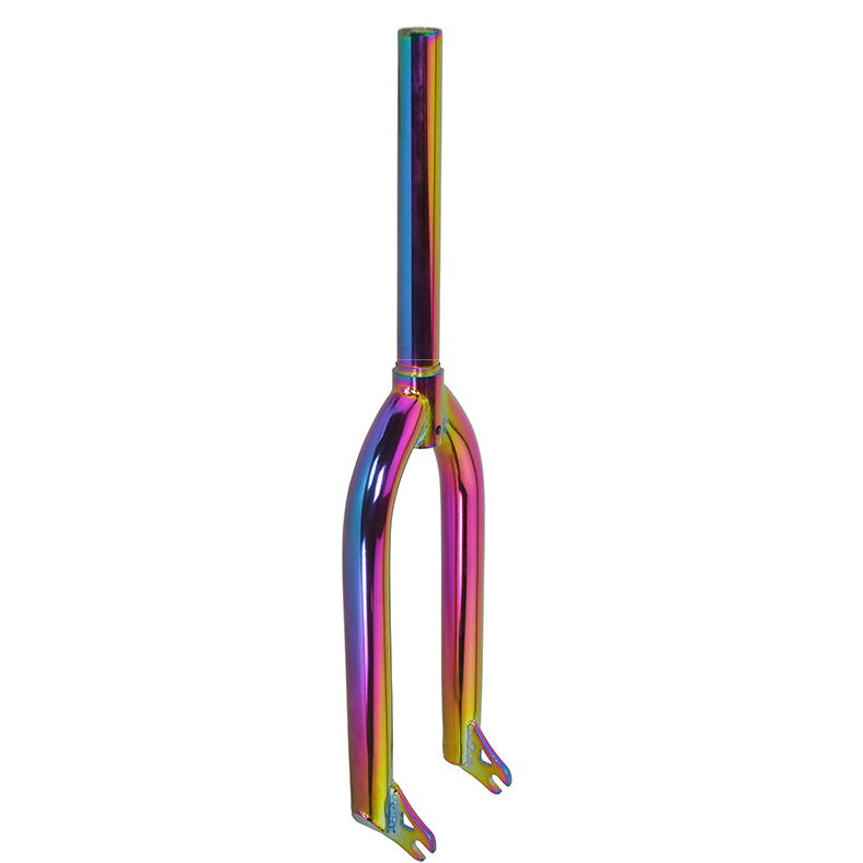 Chromoly 20" BMX Fork - Threadless - 3/8" - Oil Slick