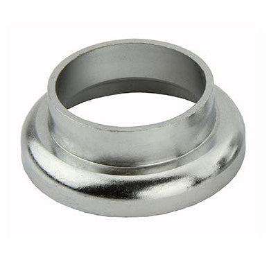 Metallic ring on a white background