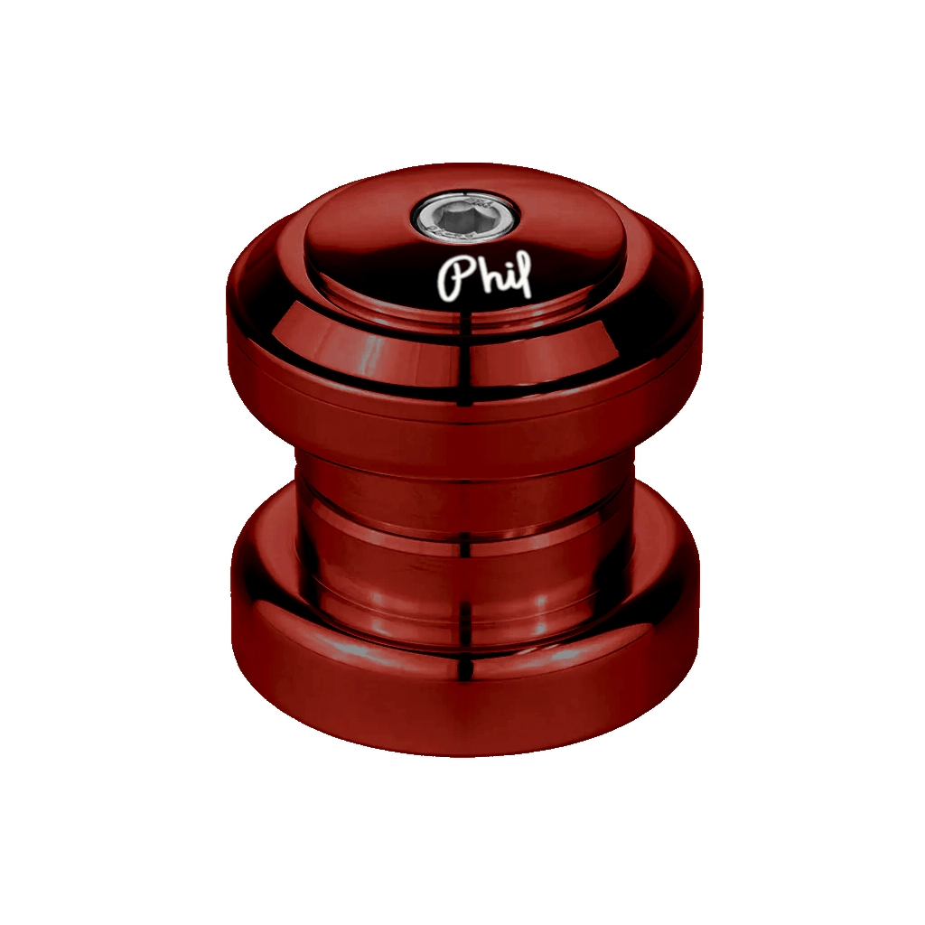 Phil Wood Sealed Standard 1-1/8" Threadless Headset - Red