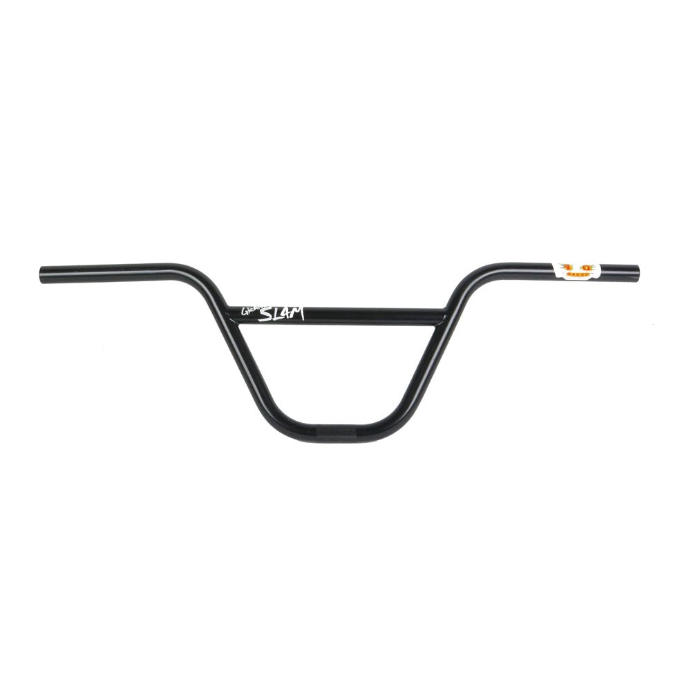S&M Grand Slam 2pc BMX Handlebars - 8.25" - Flat Black - USA Made