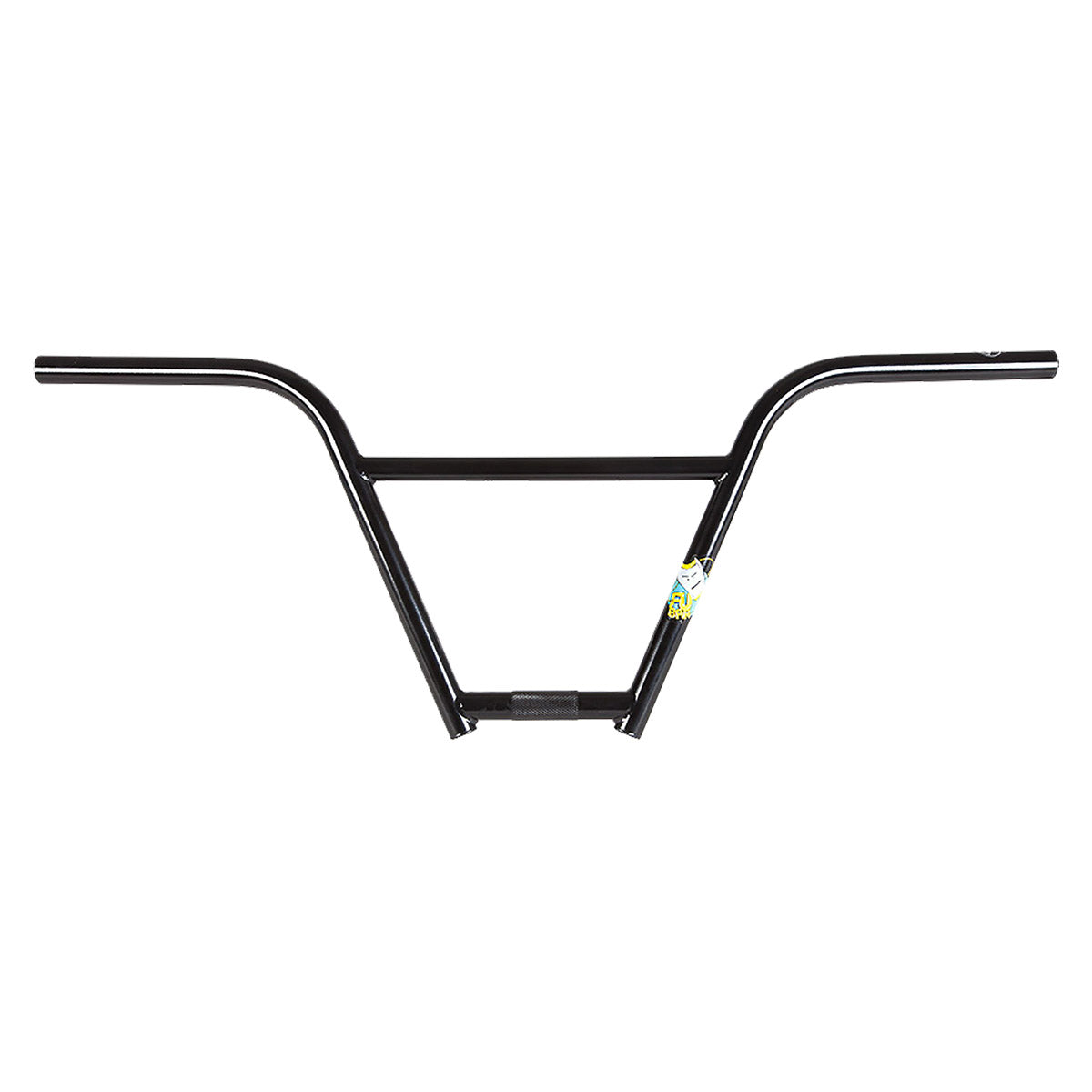 S&M Fu-bar 4pc BMX Handlebars - 8" - Flat Black - USA Made