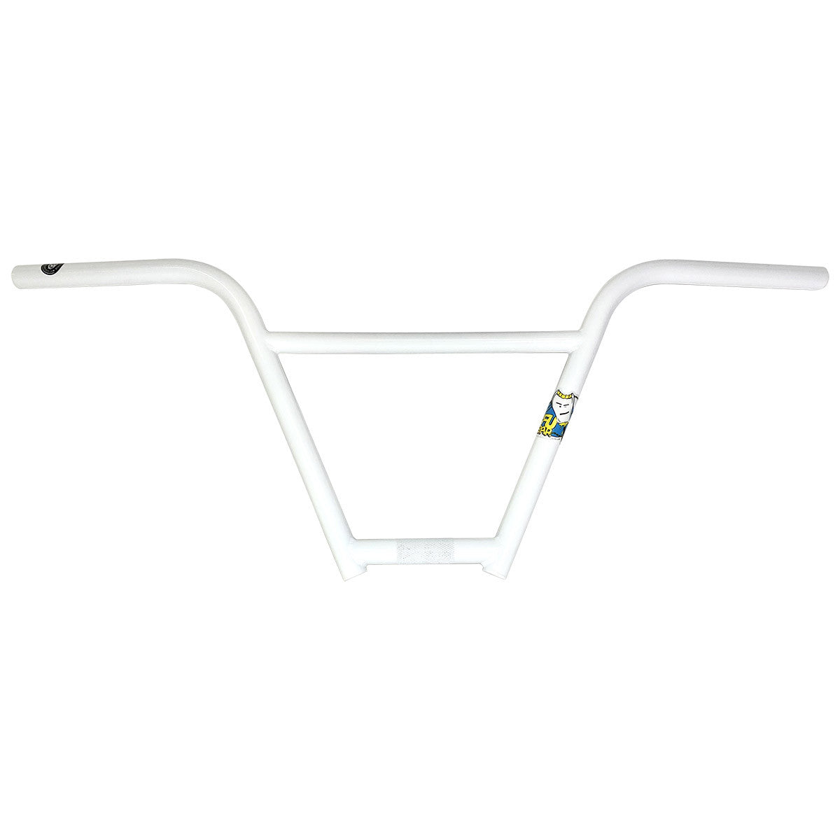 S M Fu bar 4pc BMX Handlebars 8 White USA Made BMXGuru C W Cycle