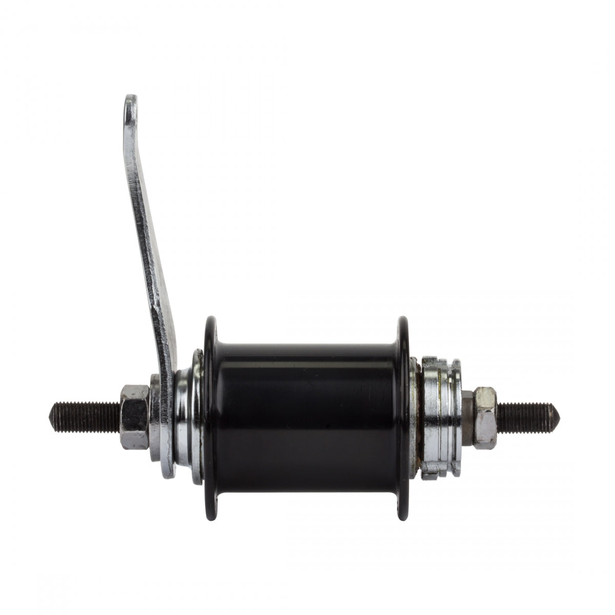 KT Aluminum Coaster Brake Rear Hub - 36h - 3/8" axle - Black