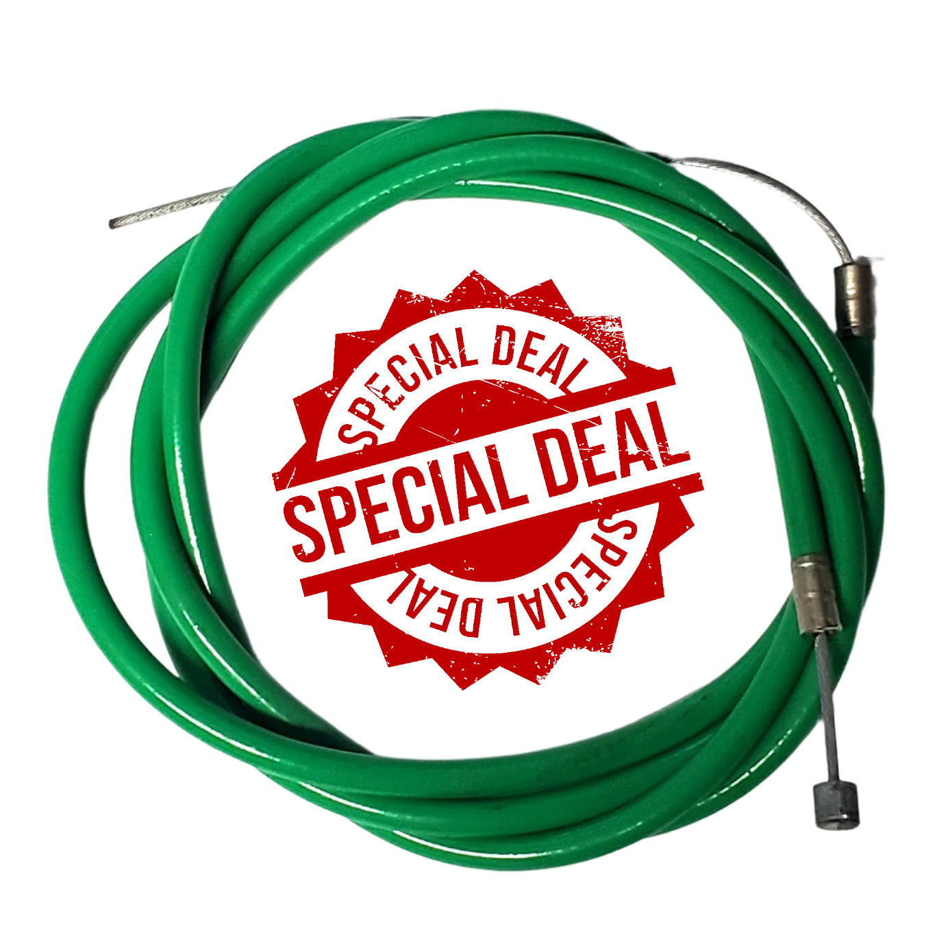 Pure City Cycles Bicycle Brake Cable - 46"/52" - Green
