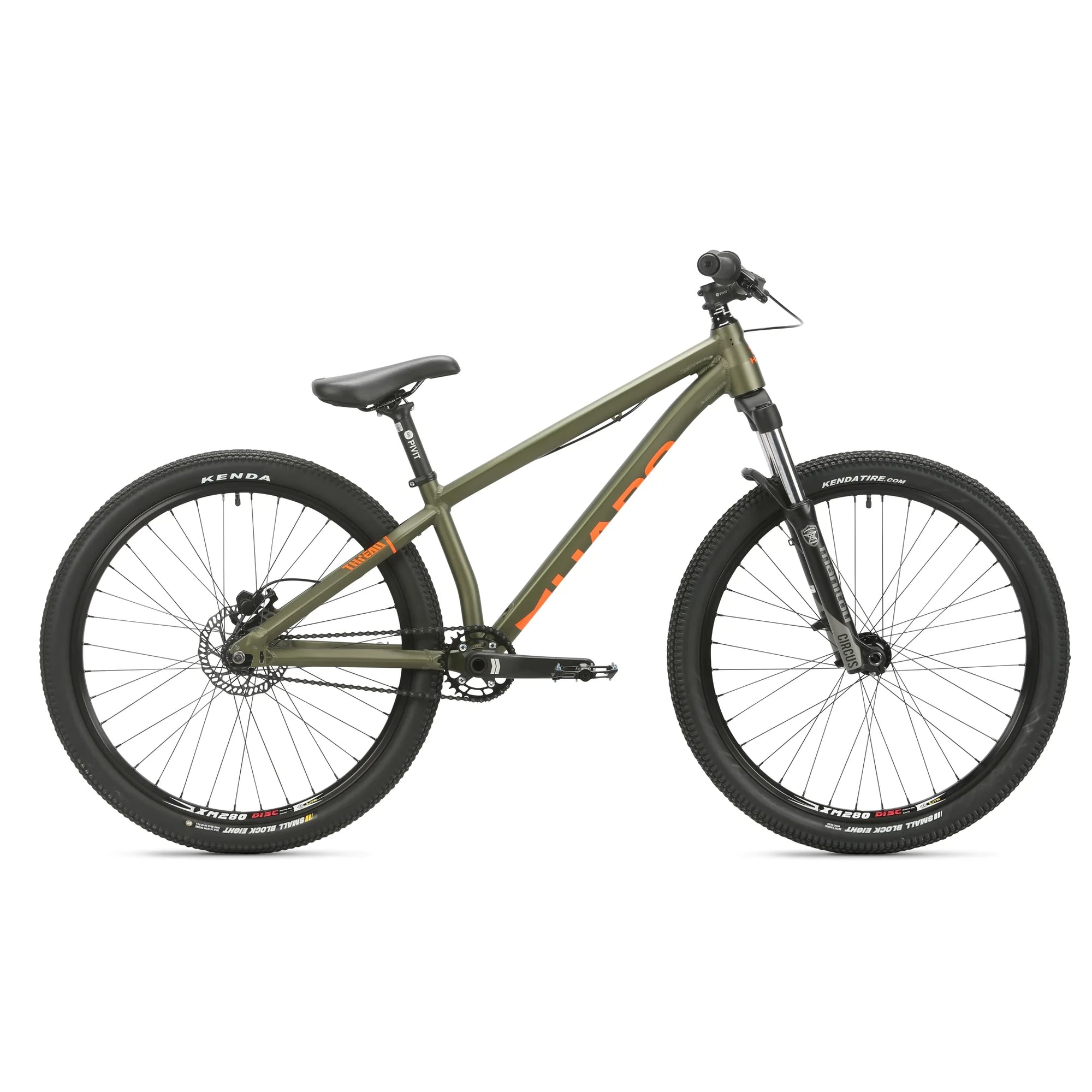 Haro Thread One 26" Complete Dirt Jumper - 23.3"TT - Matte Army Green