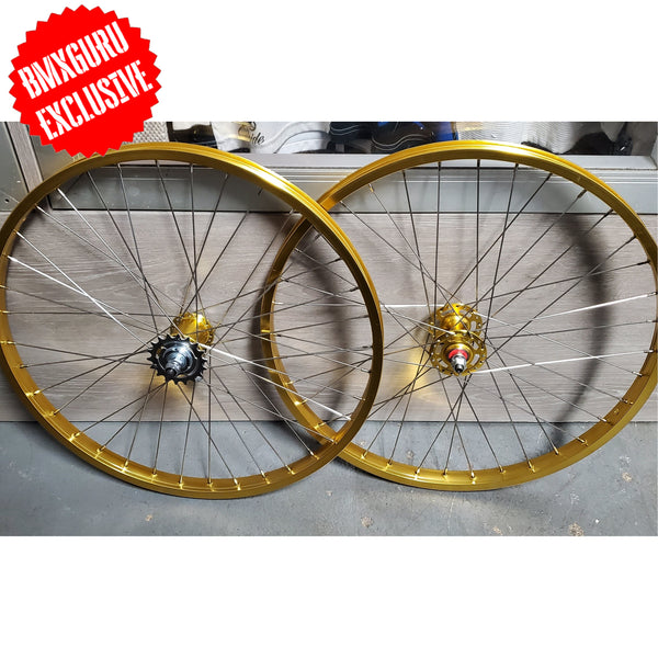 Gold Bicycle Spikes 26 Iroc Rims 26