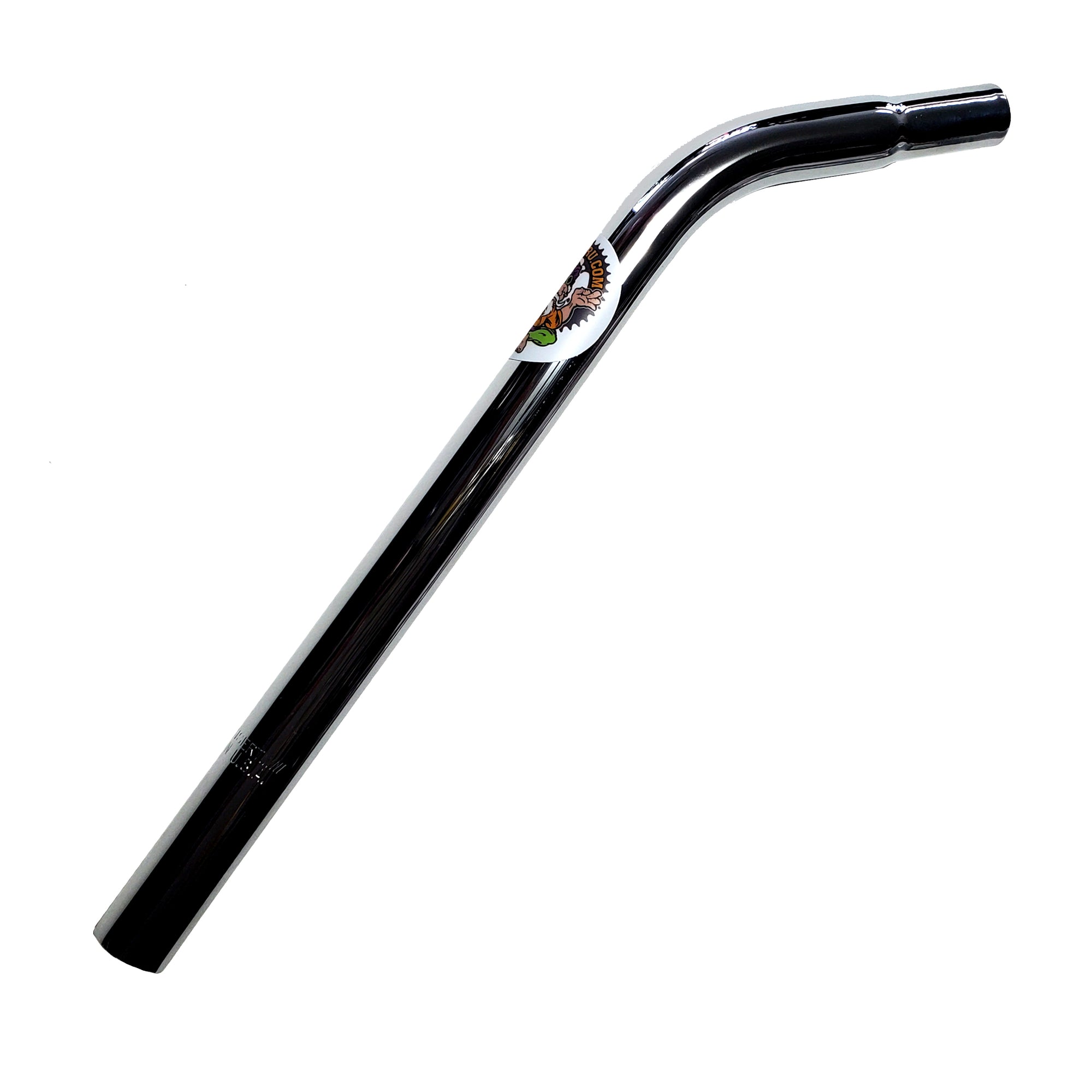 BMXGuru X S&M Chromoly Layback Seatpost Chrome USA Made
