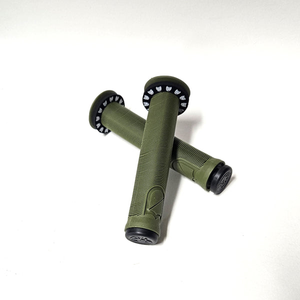 S&M Sharpie Shield BMX Grip Donuts Black & White / C&W