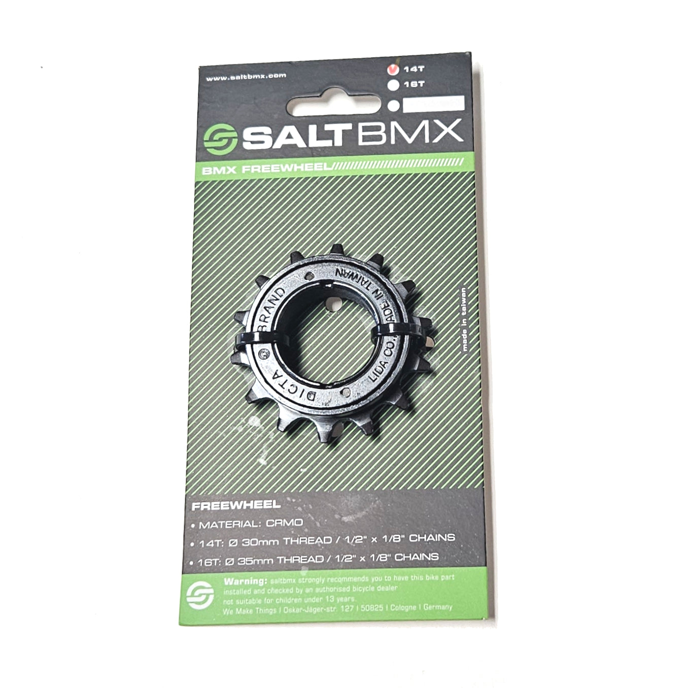 Salt AM 14t BMX Freewheel - 1/8" - Black