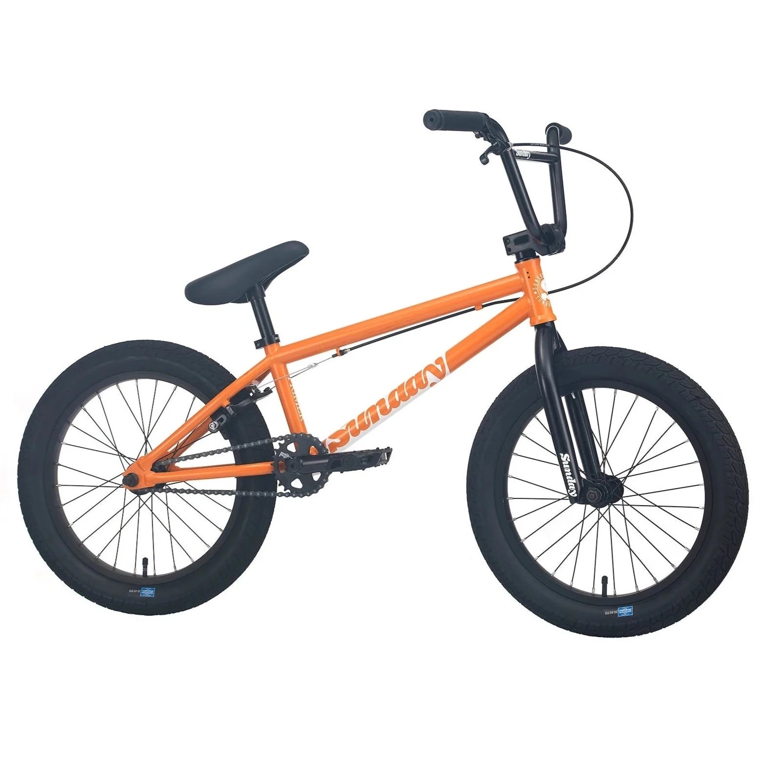 2023 Sunday Primer - 18" Complete BMX Bike - 18.5"TT - Gloss Orange Soda