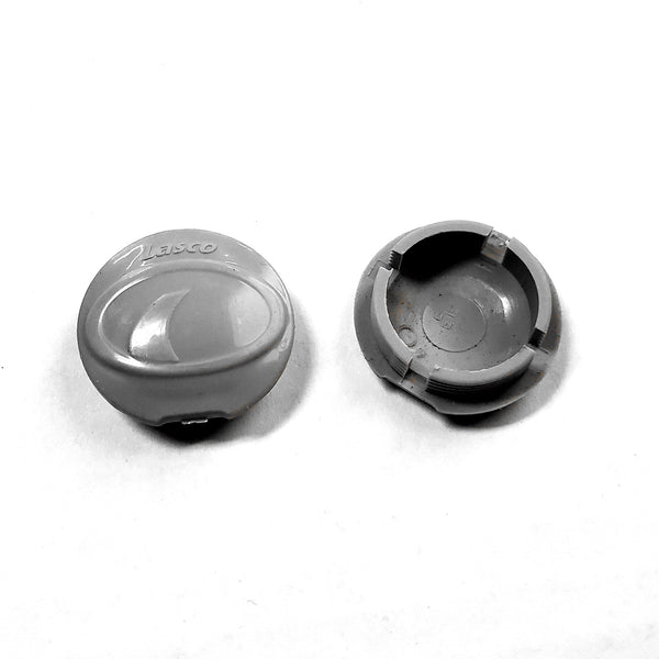 Lasco Crank Dust Caps f/ square taper cranks Gray / C&W