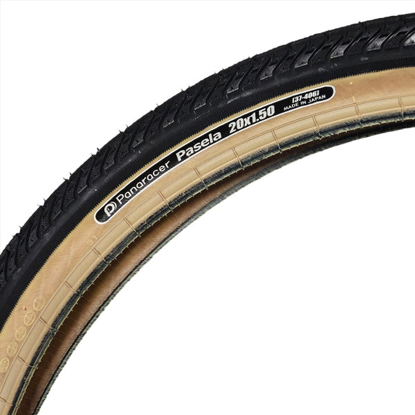 20x1.50 Panaracer Pasela BMX tire - Black w/ skinwall - BMXGuru