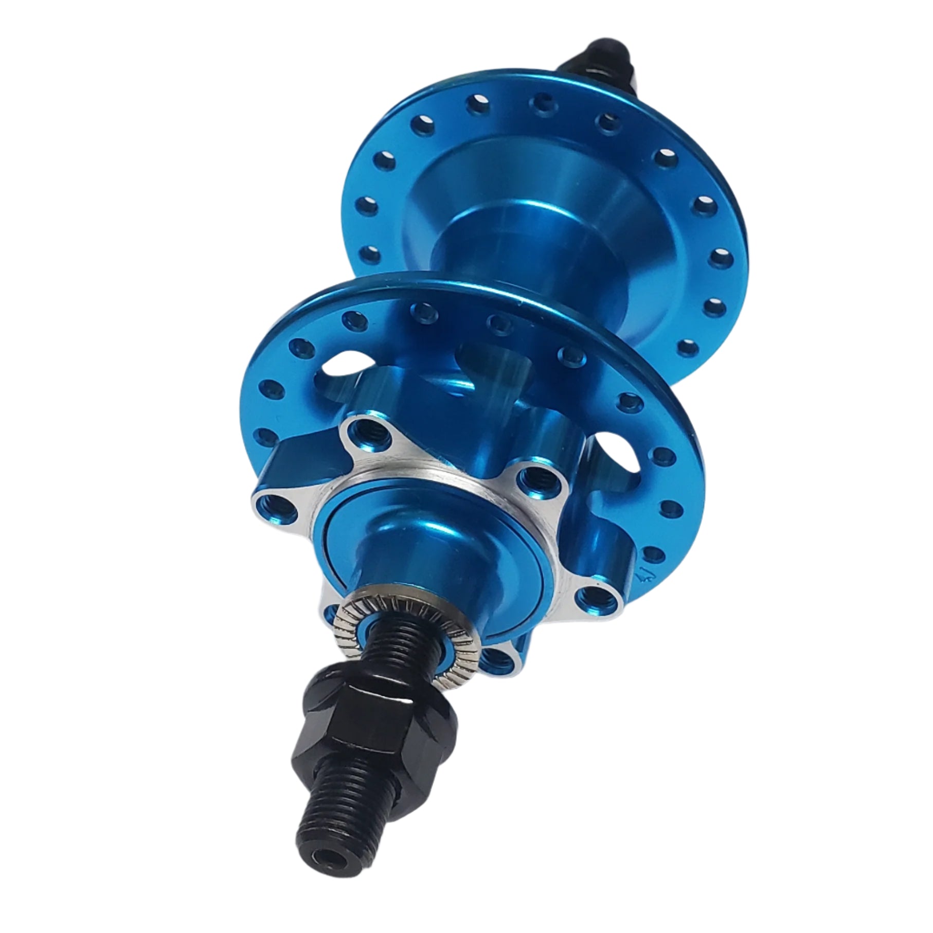 Sealed Disc BMX Race Hubset - 3/8" axles - 36H - Blue 100/110mm