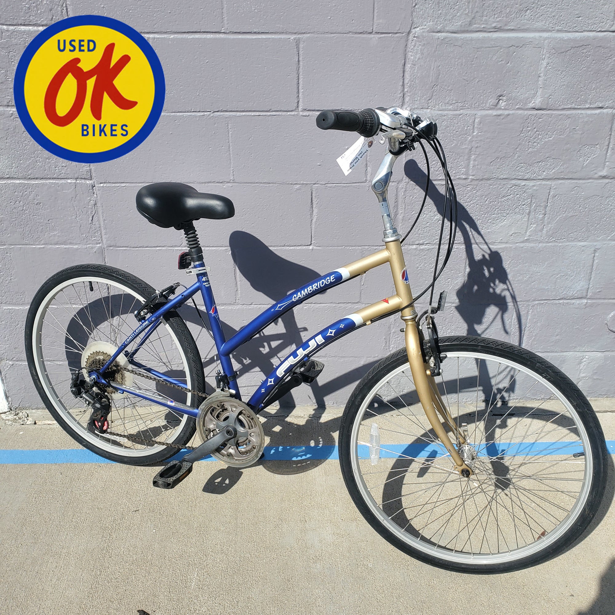 fuji mountainbike 26 26" Fuji Cambridge - 18" ST (Large Ladies) Used Comfort Bike - Blue/Ch