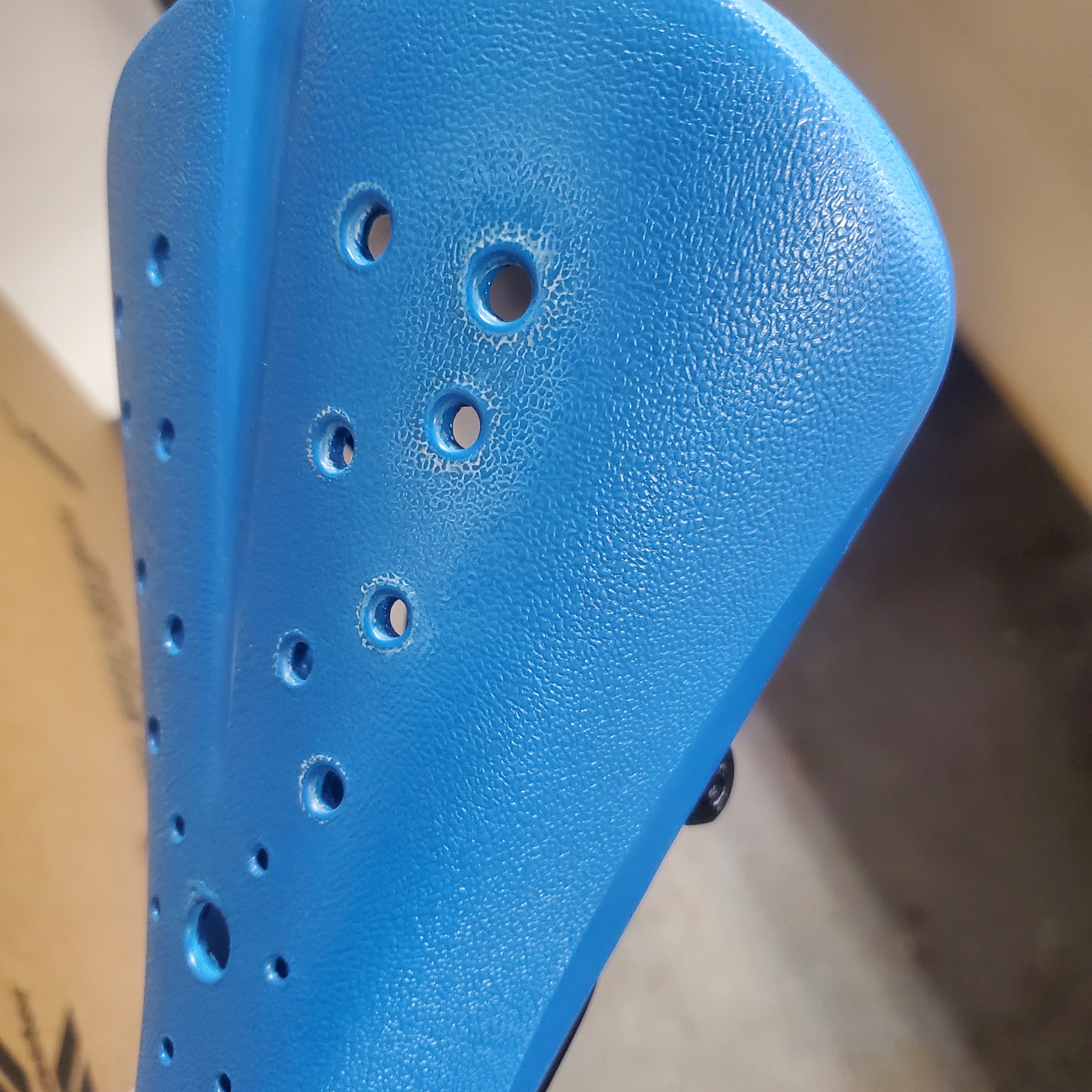Viscount Dominator Railed Saddle / Plastic Seat - Blue *BLEMISHED*